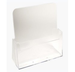 Distributeur de prospectus 1 compartiment A4 - Cristal