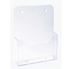 Distributeur de prospectus 1 compartiment A5 - Cristal