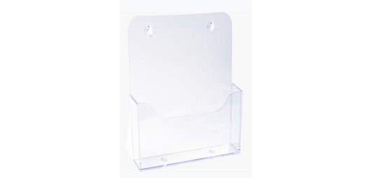 Distributeur de prospectus 1 compartiment A5 - Cristal
