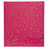 Livre d'or 140 pages tranche or Plum' - Framboise