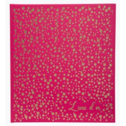 Livre d'or 140 pages tranche or Plum' - Framboise