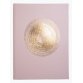 Livre d'or 100 pages tranche or Ellipse - Rose