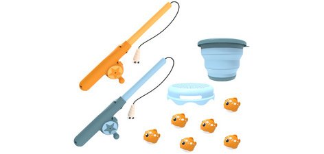 Pêche à la ligne 'Fishing Game', bleu / orange