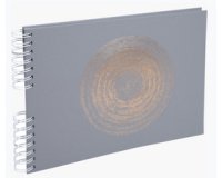 Album photo à spirales 50 pages blanches Ellipse - Rose