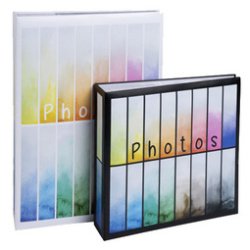 Album photo à pochettes 300 photos 10x15cm Rainbow - Blanc