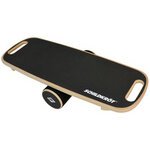 Balance Board Wave, en bois véritable, noir