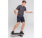 Balance Board Wave, made of real wood, black