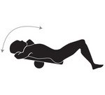 Balance Board Wave, made of real wood, black