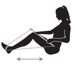 Bâton de fitness Gymnastics Stick, argent/noir