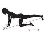 Fitness stok Gymnastics Stick, zilver / zwart