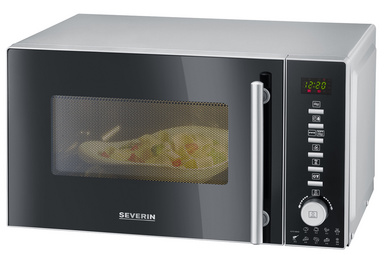 Severin MW 7763 Micro-ondes noir, acier inoxydable 900 W fonction grill -  Conrad Electronic France