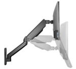 Support mural universel pour écran, noir