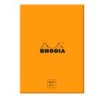 Memo pad No. 11, 85 x 115 mm, squared, orange