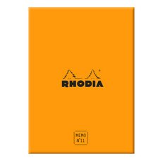 Rhodia memo pad box a7 5/5 squared - orange|