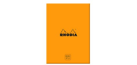 Memoblok nr. 13 115 x 160 mm gelijnd oranje