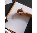 Rhodia sous-main semainier entoilé A2 (42x59,4 cm) 30 feuillets encollés - Blanc