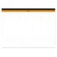 Rhodia sous-main semainier entoilé A4+ (22,2x29,9 cm) 60 feuillets microperforés - Blanc