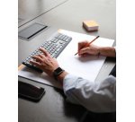 Rhodia sous-main semainier entoilé A2 (42x59,4 cm) 30 feuillets encollés - Blanc