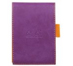 Rhodiarama porte-bloc avec porte-crayon + bloc N°12 ligné - Turquoise