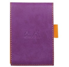 Rhodiarama porte-bloc avec porte-crayon + bloc N°12 ligné - Turquoise