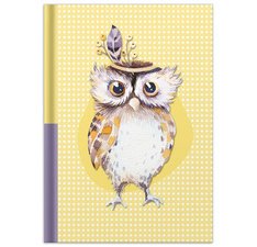 Carnet de notes 'Chouette', A5, 96 feuilles