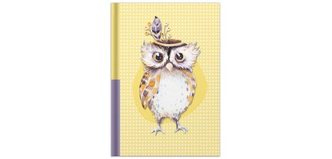 Carnet de notes 'Chouette', A5, 96 feuilles