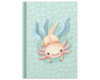 Carnet de notes 'Axolotl', A5, 96 feuilles