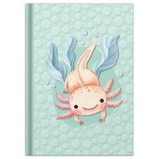 Carnet de notes 'Axolotl', A5, 96 feuilles