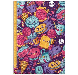 Carnet de notes 'Sweets', A4, 96 feuilles, uni