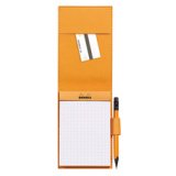 Porte-bloc + bloc No. 11, 84 x 115 mm, quadrillé
