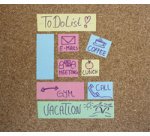 Refillable sticky note roll