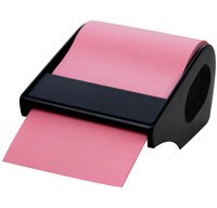 Rouleau de notes adhésives en dévidoir