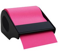 Rouleau de notes adhésives en dévidoir