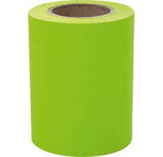 Adhesive notes refill roll, yellow