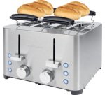 Grille-pain 4 tranches PC-TA 1252, acier inox