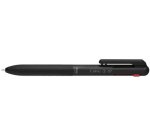 Stylo à bille rétractable multicolore Calme-3, noir