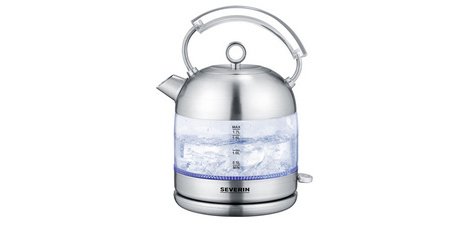 Bouilloire en verre Retro WK 3459, acier inoxydable