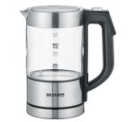 Mini bouilloire en verre WK 3458, inox / noir