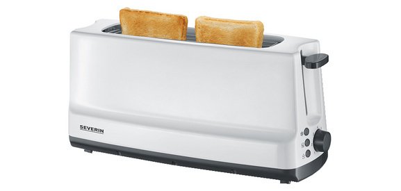Grille-pain 2 tranches AT 2232, blanc / noir