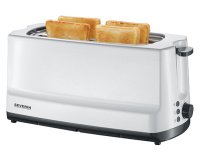 Grille-pain 4 tranches AT 2234, blanc / noir