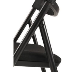 Plooistoel DIVANO zwart