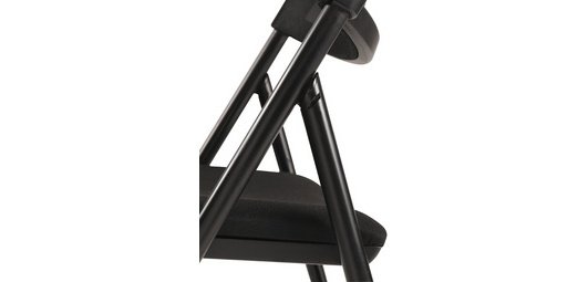 Chaise pliante DIVANO, noir