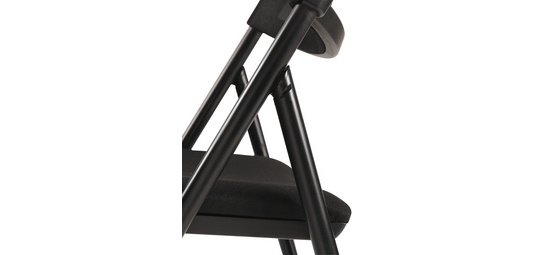 Chaise pliante DIVANO, noir