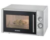 Micro-ondes MW 7772, 900 watts, argenté / noir