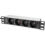 Multiprise 10' avec profilé aluminium, 4 prises