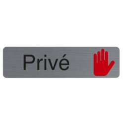 De_plaque de signalisation 'privé'