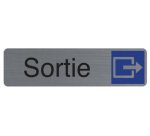 Plaque de signalisation 'Sortie'