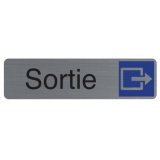 Plaque de signalisation 'Sortie'