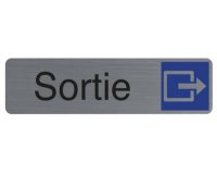Plaque de signalisation 'Sortie'