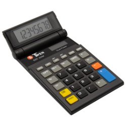 Calculatrice de poche 820 solaire, noir